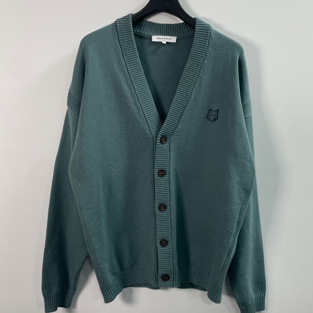 메종키츠네 볼드 폭스 헤드 가디건 (on.540)