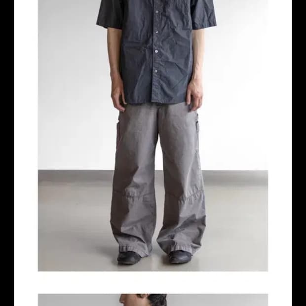 고낙 글리치 하프 셔츠 잉크 2사이즈 