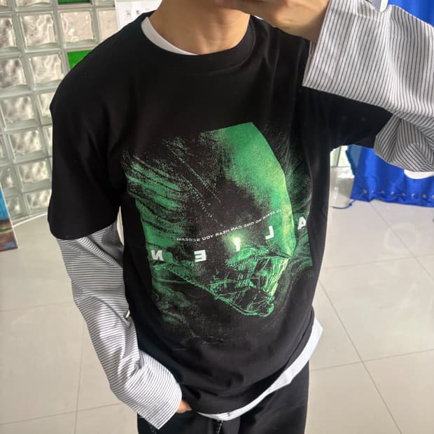 Crew neck long T-shirt 긴팔티셔츠