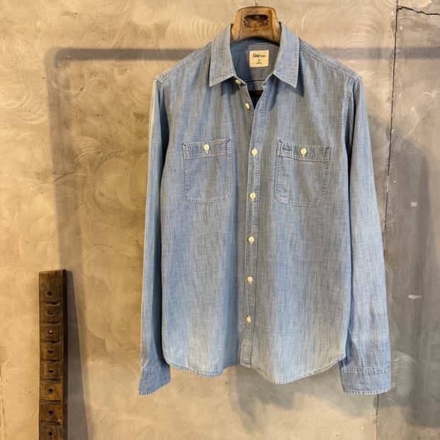 갭 1969 샴브레이 셔츠 100