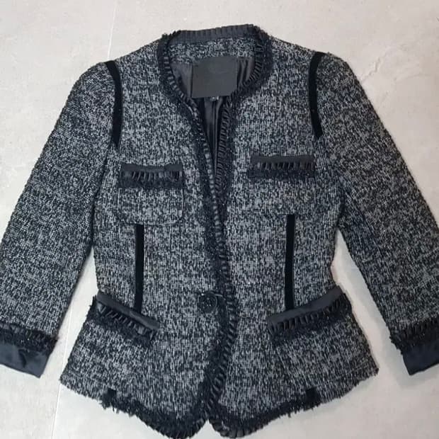 오즈세컨 트위드 자켓 44