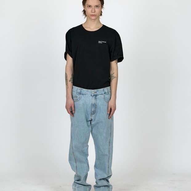 MPa drift denim pants steel 라지