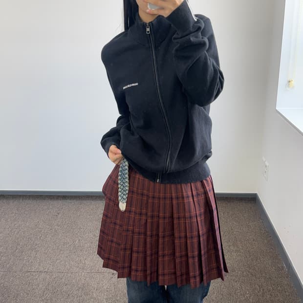 Calvin Klein jeans 켈빈클라인 블랙 니트 집업