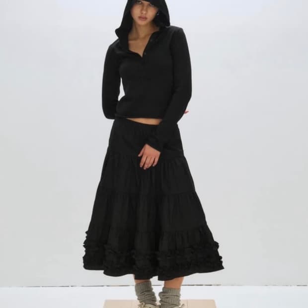 플리즈프로젝트 프릴 캉캉 스커트