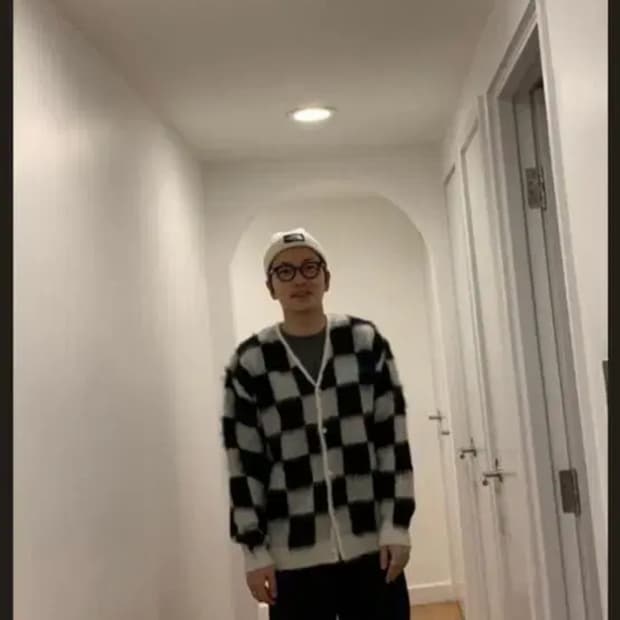 니들스 가디건 체커 M사이즈 판매합니다 구하기힘들어요