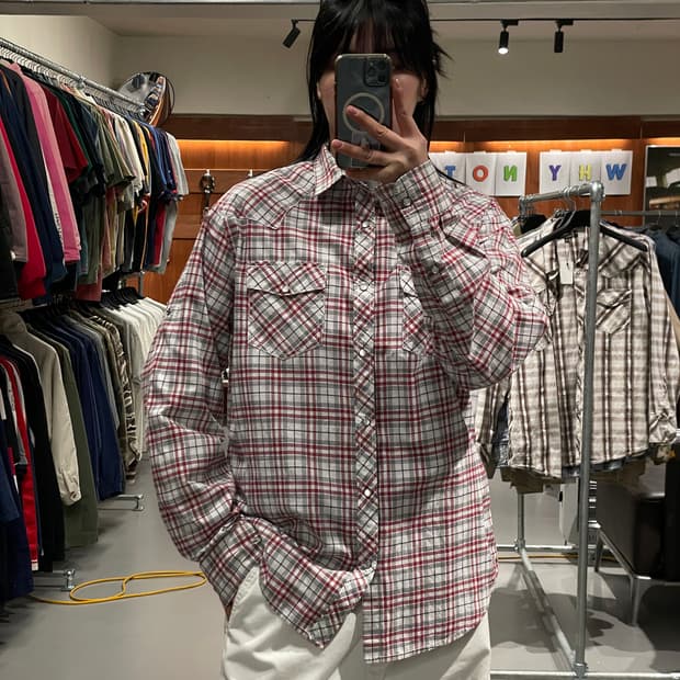 빈티지 웨스턴 셔츠  