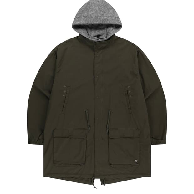 Coyseio WASHED MILITARY JACKET MUD KHAKI