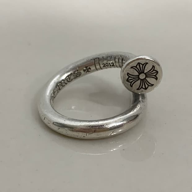 [US 4] 크롬하츠 플랫 네일링 못반지