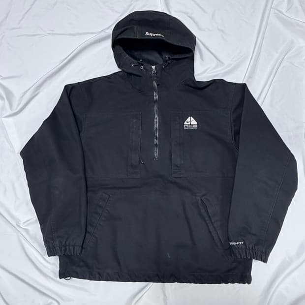 슈프림 나이키 acg 데님 풀오버 블랙