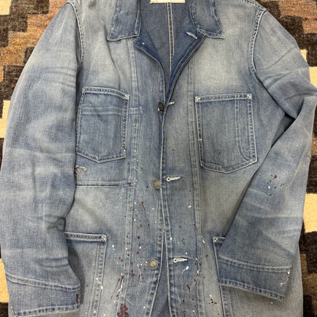 LVC 리바이스 페인티드 데님 초어 자켓 L rrl