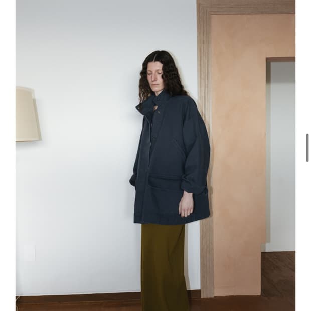 모노하 Oxford Jacket Dark Navy