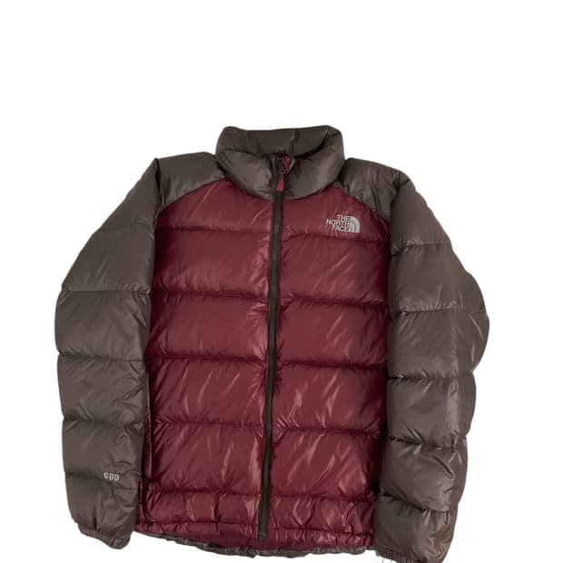 노스페이스 600 브라운 와인 패딩 (L)