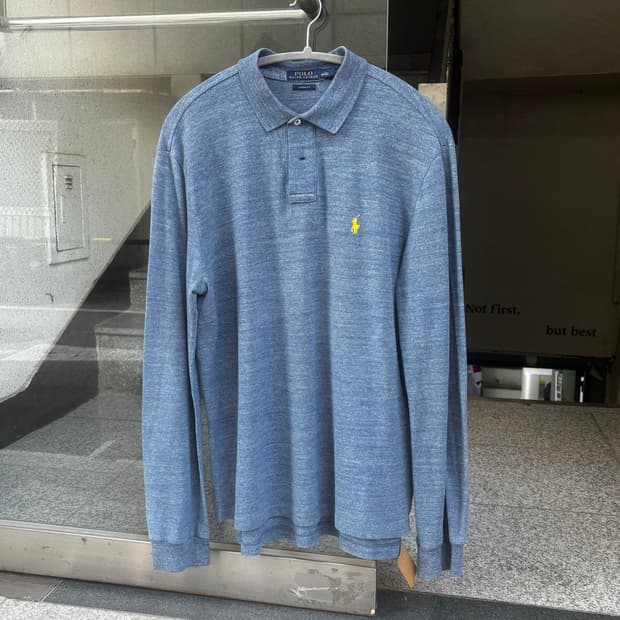 POLO RALPH LAUREN 커스텀핏 롱슬리브 폴로셔츠