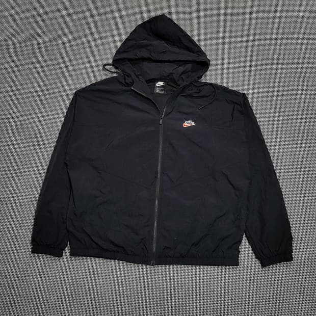 나이키 헤리티지 윈드러너 바람막이 자켓 블랙 (L)