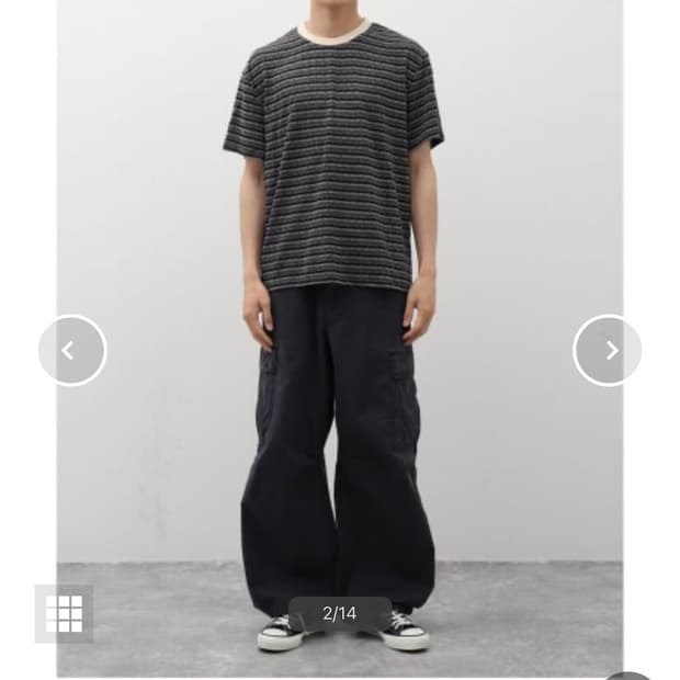[L] 브레인데드 Pruned Short Sleeve T-shirt 반팔