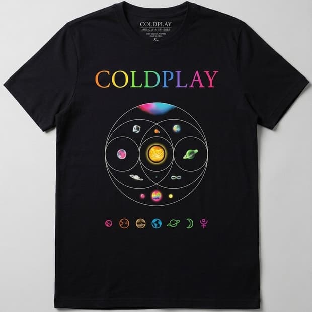 콜드플레이 2025 투어 티