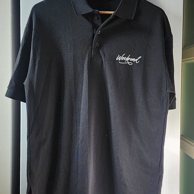 드로우핏 Weekend 블랙 폴로 티셔츠 M