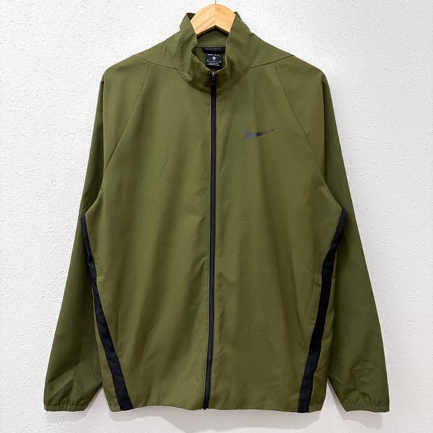 나이키 카키 DRI-FIT 라인 윈드브레이커 집업 자켓