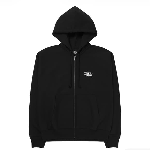 스투시 베이직 후드 집업