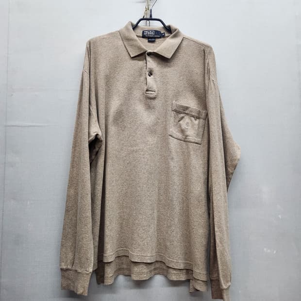 폴로랄프로렌 원포켓 로고 카라 긴팔티 M(XL)