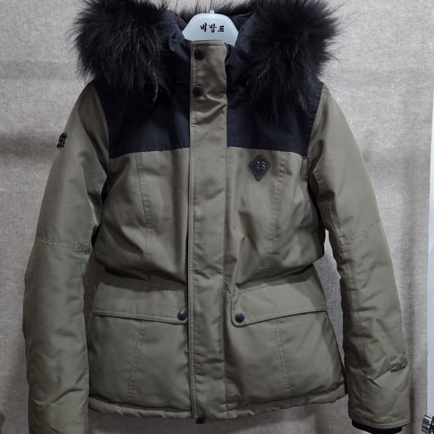 여성 95 코오롱 거위털 패딩