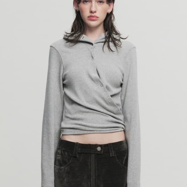 세릭Cerric 랩 후드 가디건