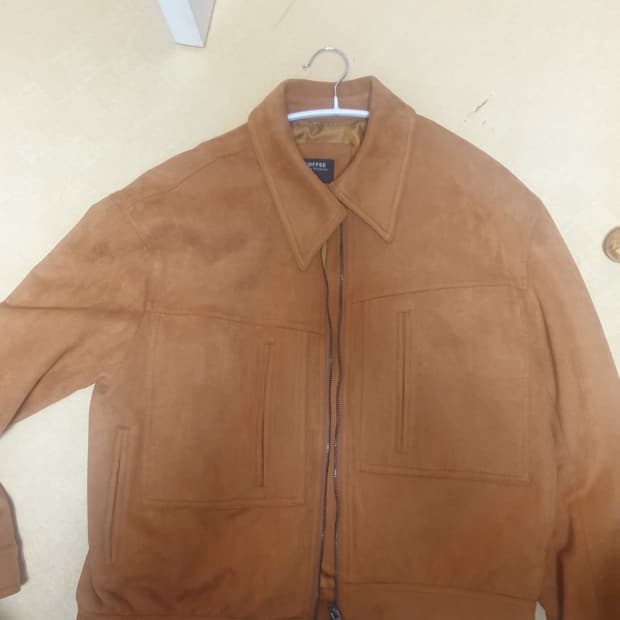 토피 스웨이드 자켓 m