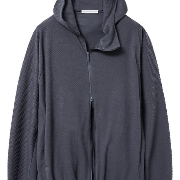 포스트아카이브팩션(PAF) 플리스 후디 차콜 M