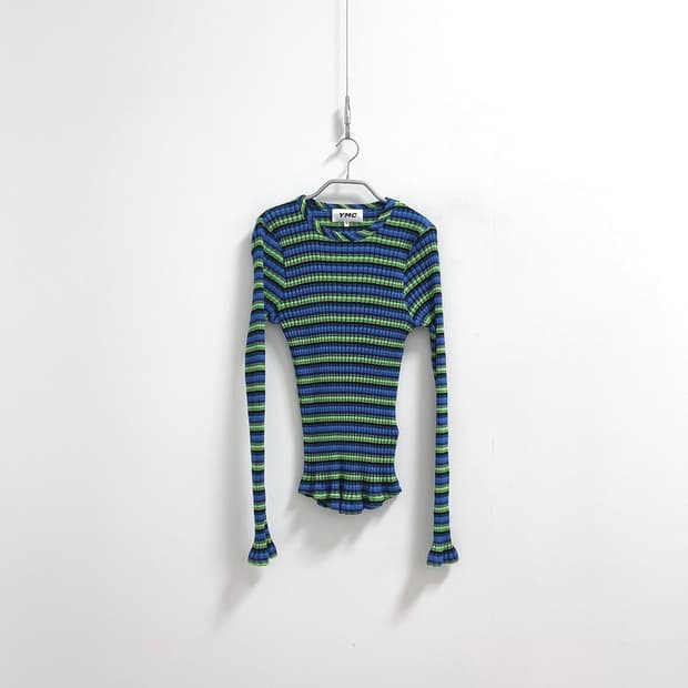 YMC 레인드랍스 탑 티셔츠