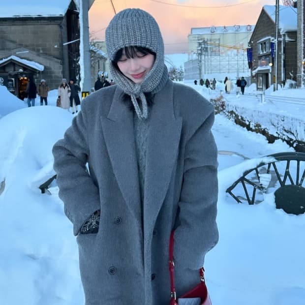 더오유 카리나 코트 (그레이)