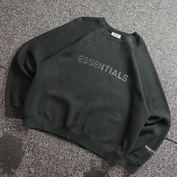 피어오브갓 에센셜 빅로고 크루넥 맨투맨 3850