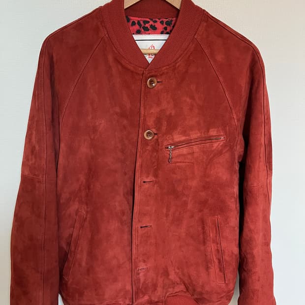 [M] 블랙아웃 스웨이드 블루종