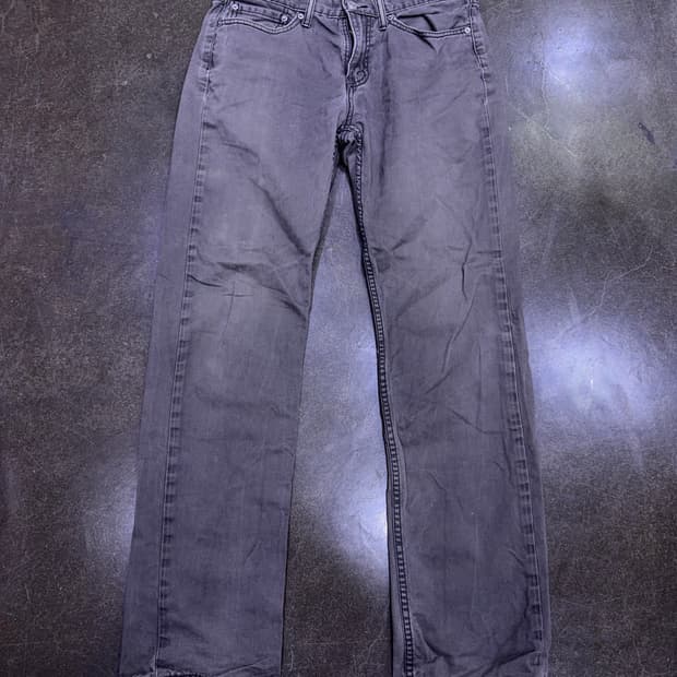 리바이스 514 스트레이트핏 빈티지 워싱 그레이 데님팬츠 32
