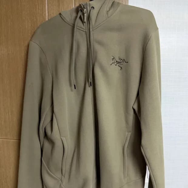 아크테릭스 버드 엠블럼 풀집 후디 디스토션 XL