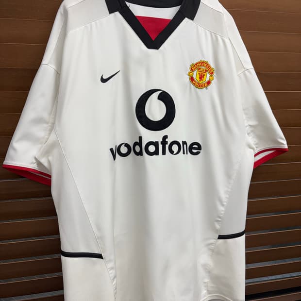 나이키 02 03 맨유 맨체스터 유나이티드 보다폰 어웨이 져지 유니폼