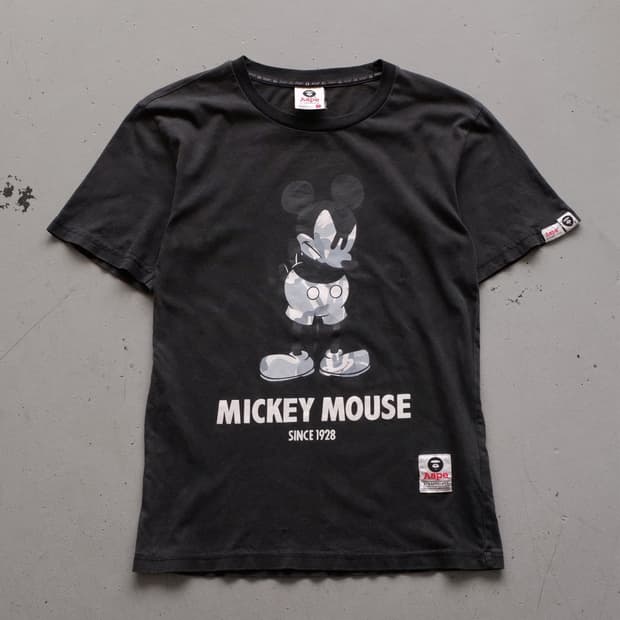 Aape By Bape X Disney 티셔츠