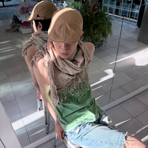 brwon hunting cap