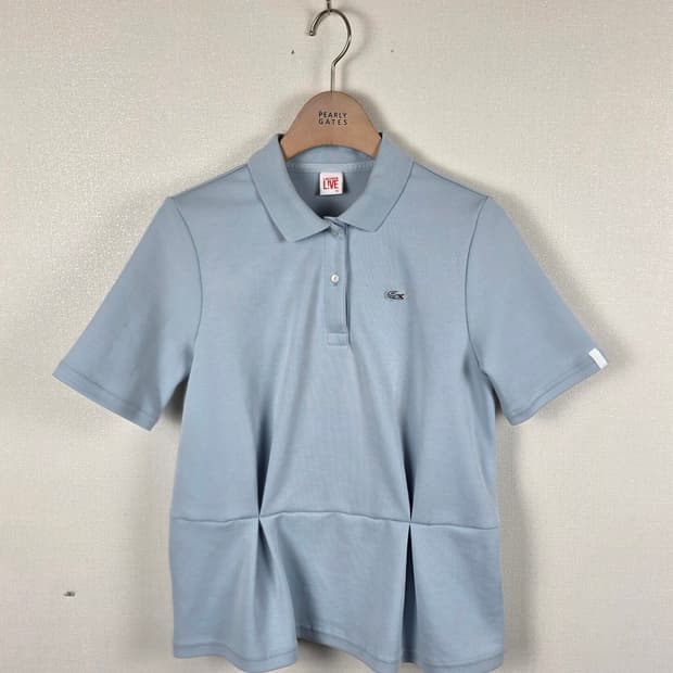 라코스테 LIVE 여성 페블럼 슬림핏 미니 피케 XS