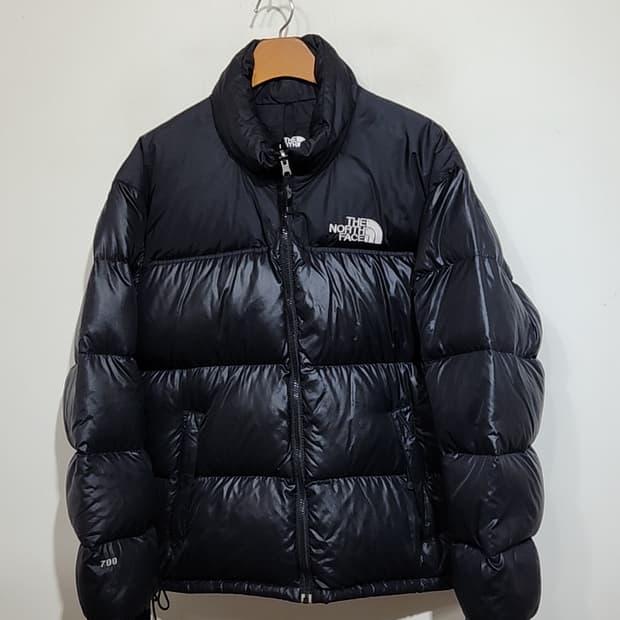 (100) 노스페이스 700 눕시 패딩점퍼 블랙 거위털 다운자켓 