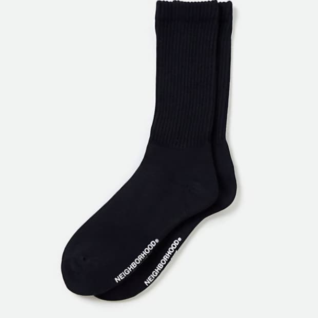 네이버후드 plain 플레인 삭스 양말 블랙