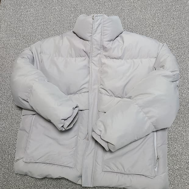 코드그라피 그레이 유틸리티 덕다운 숏 패딩 M