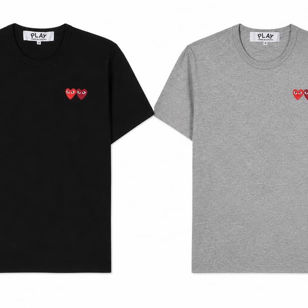 🔥[새상품/정품]🔥꼼데 더블로고 반팔티셔츠 2 colors
