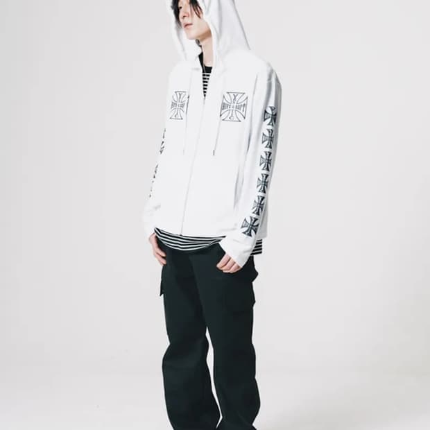 바스틱 부츠컷 카고 팬츠 플레어진 블랙