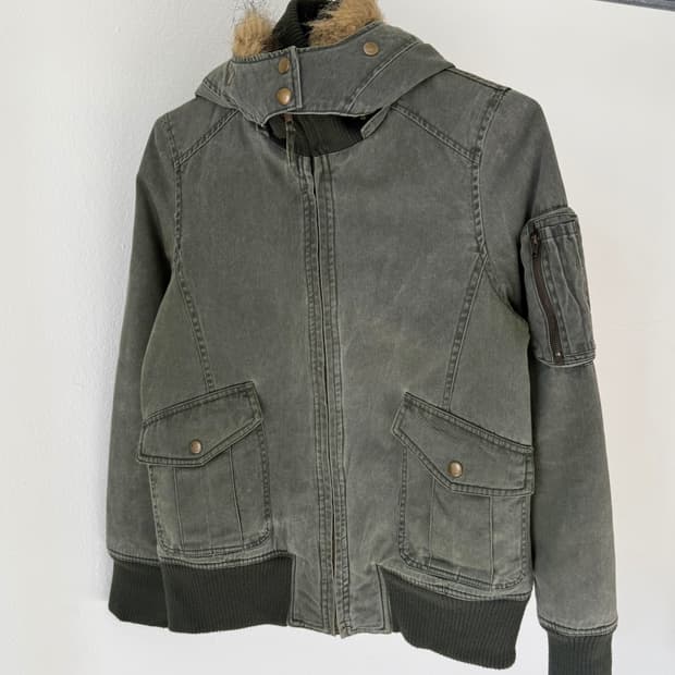 빈티지 누빔 자켓