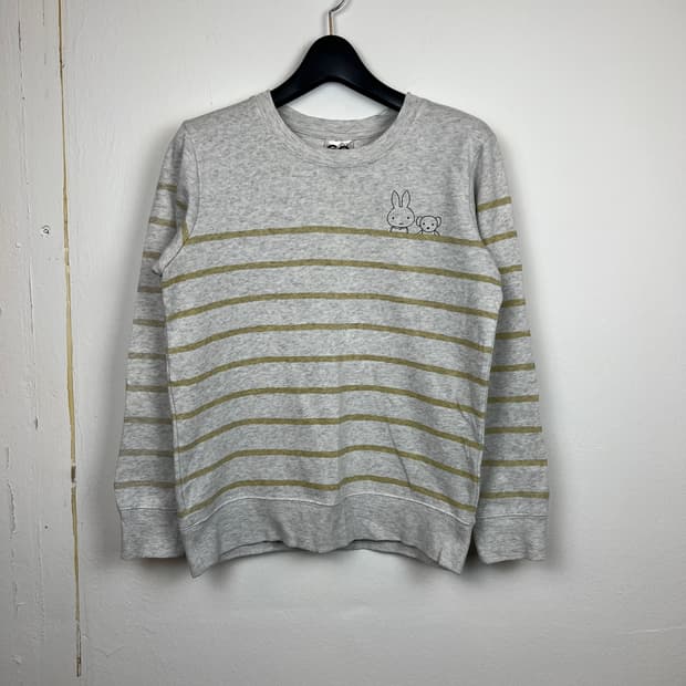 T140 미피 60주년 기념 스트라이프 맨투맨 M