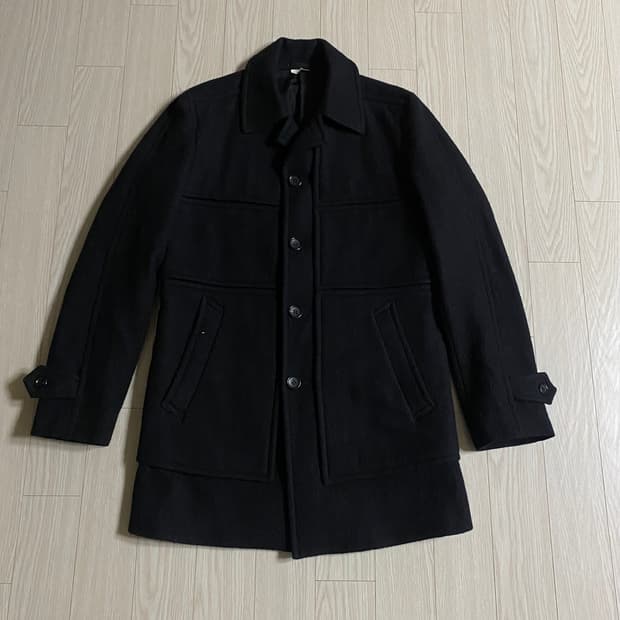 [M] 꼼데가르송 옴므 듀 2018AW 울 코트 블랙 