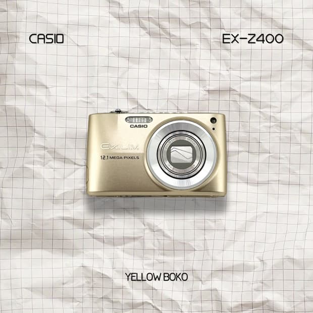 [수채감성] CASIO 카시오 엑슬림 EX-Z400 레트로 디지털 카메라