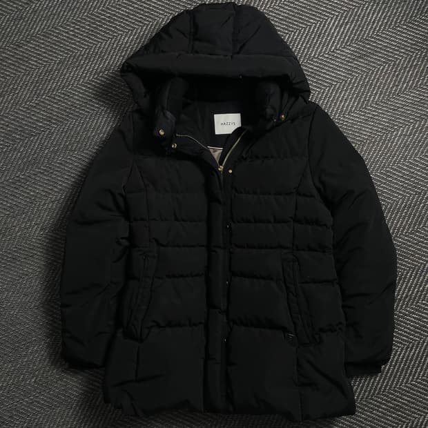 HAZZYS 헤지스 우먼스 구스다운 패딩 자켓o 4962