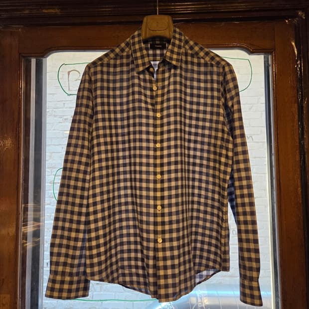 띠어리 체크셔츠