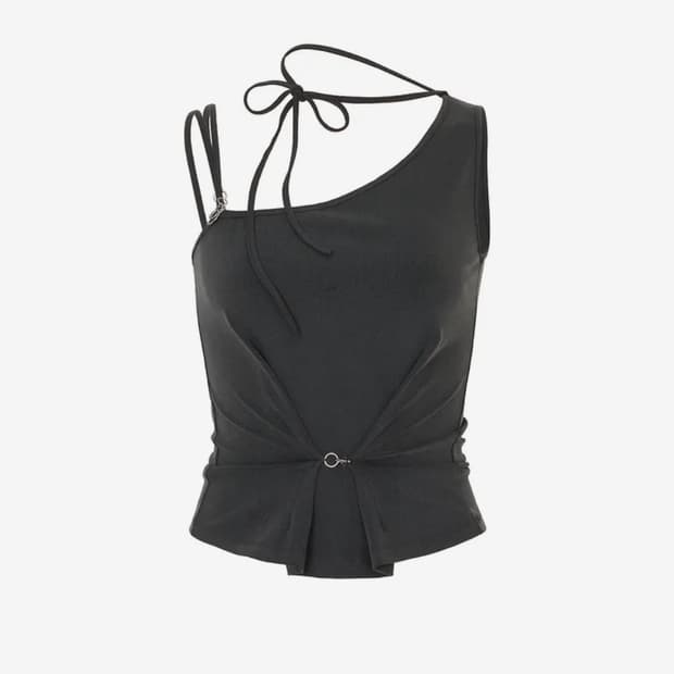 페인오어플레져 RUBY HOOK TOP charcoal